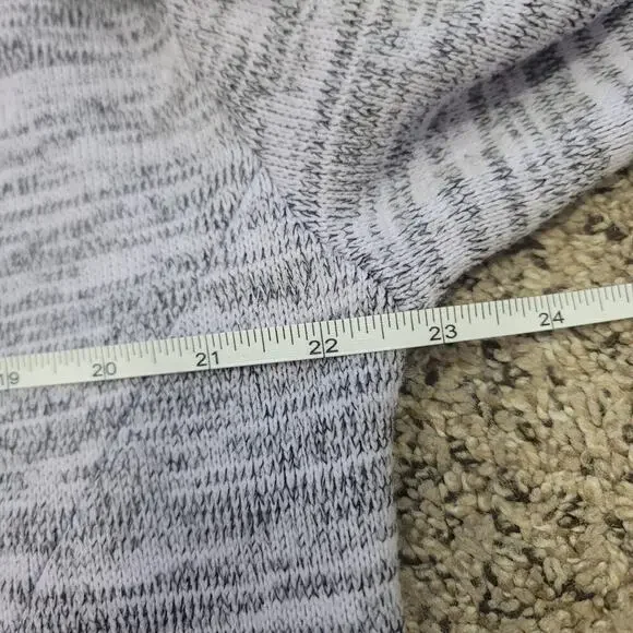 Anthropologie Saturday Sunday Oversized Spacedye Sweatshirt in Lavender Gray - Picture 9 of 10